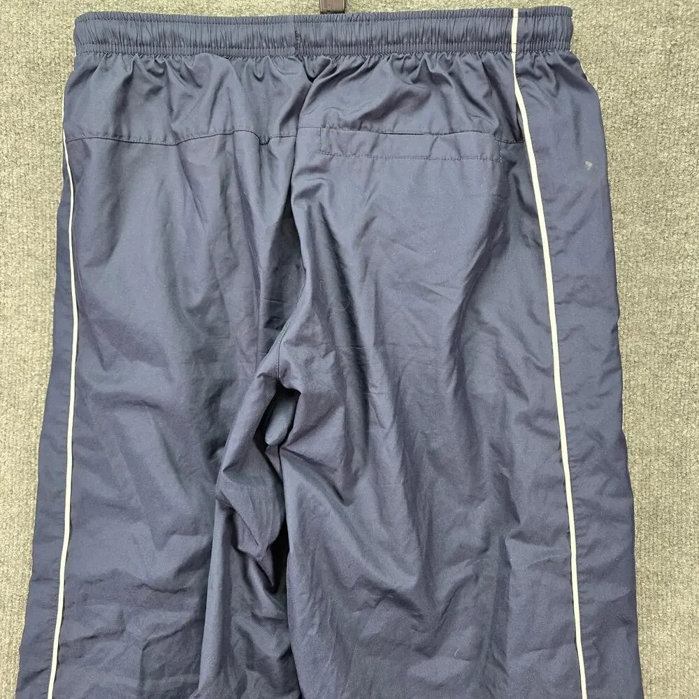 Vintage Nike Track Pants Mens Large Navy Lined Windbreaker Y2K 2000s Baggy